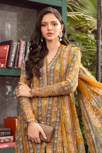 3 Pcs Women's Unstitched Traditional Embroidered Suit For Girls