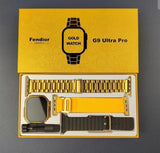 Fendior G9 Ultra Max Gold Smart Watch with 2.02-Inch Full Screen Display