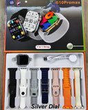 S10 Pro Max Series 9 Smartwatch – 7-in-1 Straps | HD Display | Bluetooth Calling | Music Control | Unisex